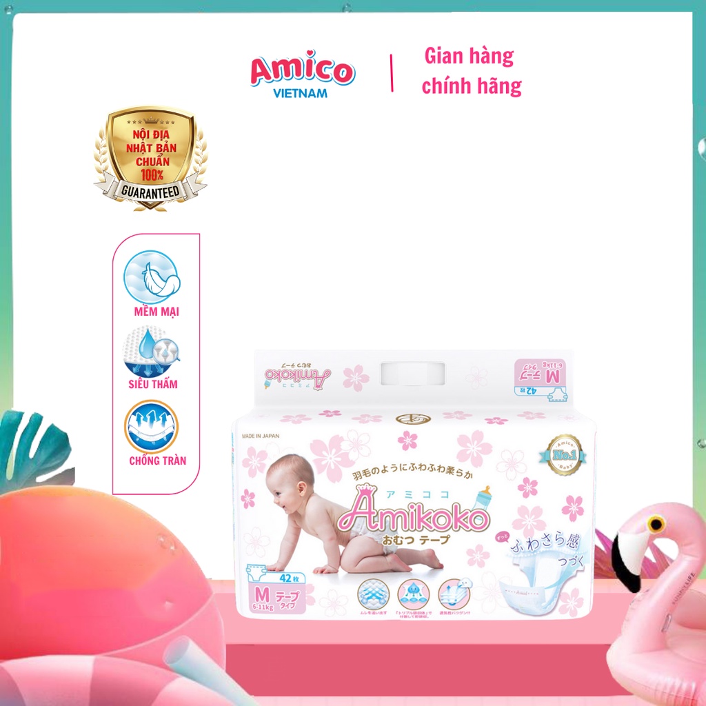 Tã dán AMIKOKO L36 (9-14kg) - 1M