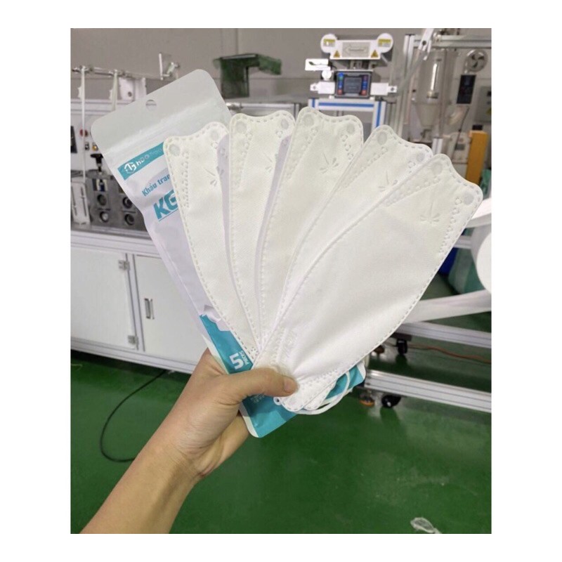 Khẩu trang KF94 mask Hàn Quốc,1 gói 5 chiếc,3D 4 lớp kháng khuẩn,cao cấp | BigBuy360 - bigbuy360.vn