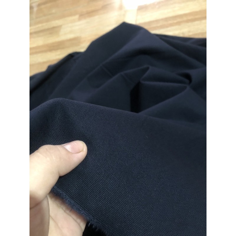 Vải kaki bố xanh than may quần vest nam ngoài ra có thể ứng dụng may đồ bảo hộ sofa rất đẹp
