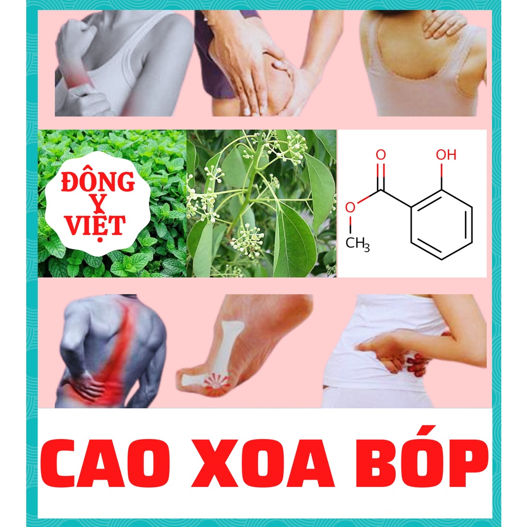 CAO XOA BÓP - GIẢM ĐAU TRÊN MỌI VÙNG CƠ THỂ CỰC NHANH-MÙI THƠM DỄ CHỊU