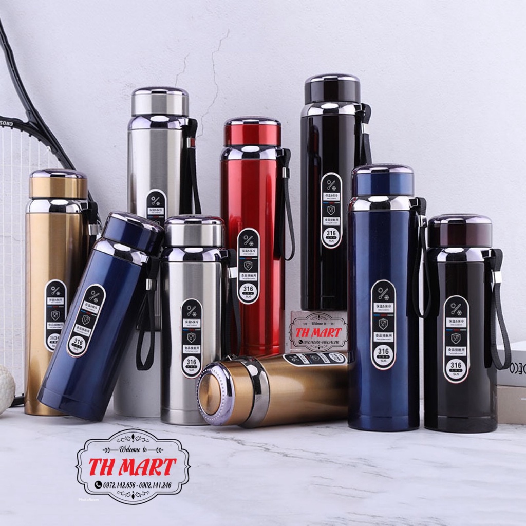 Bình Giữ Nhiệt - Ly Giữ Nhiệt Inox 3 Lớp 800ml,1000ml