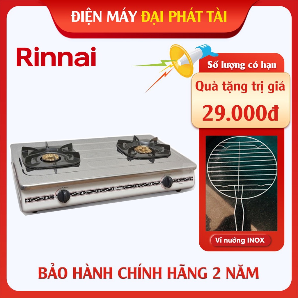 Bếp gas 2 lò Rinnai RV-375N