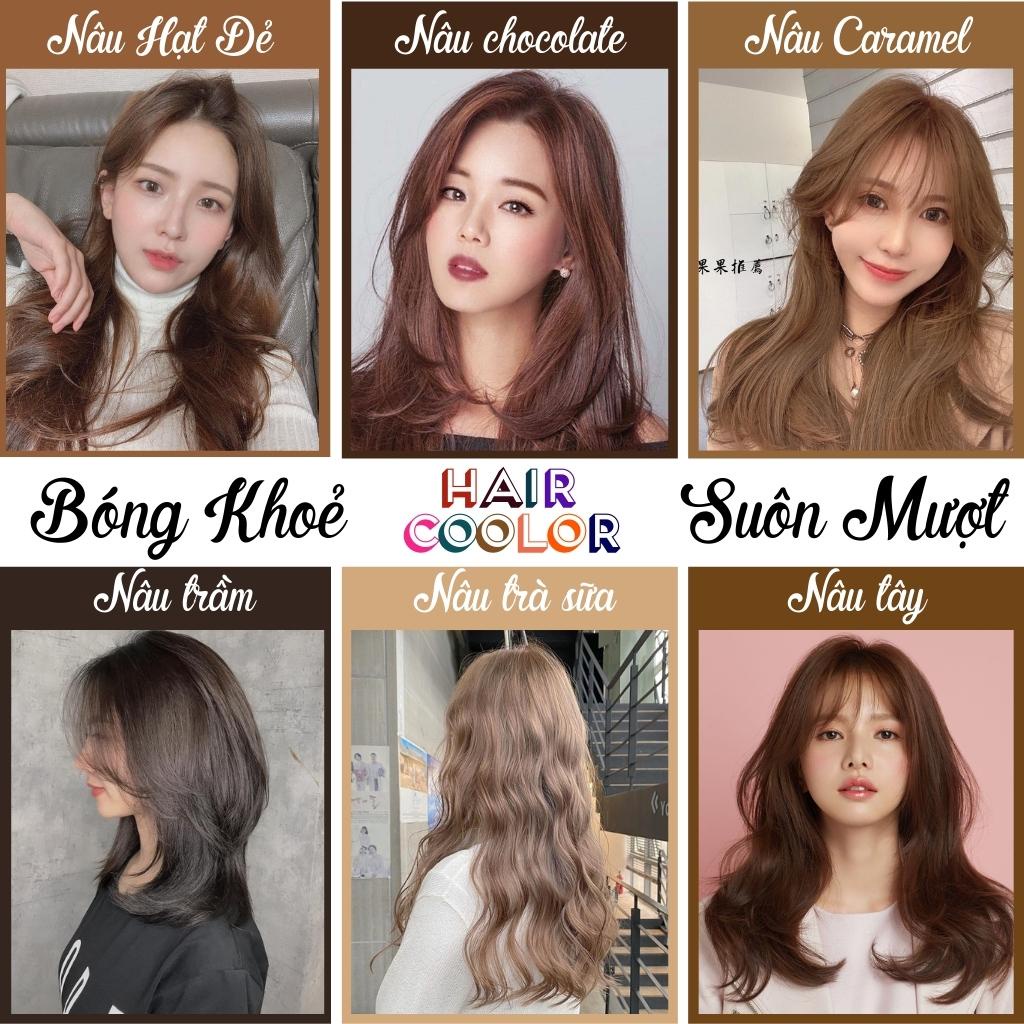 Thuốc nhuộm tóc không tẩy sử dụng tại nhà, Tự động cân bằng màu nhuộm, giá rẻ, nhiều thảo dược - Hair Coolor