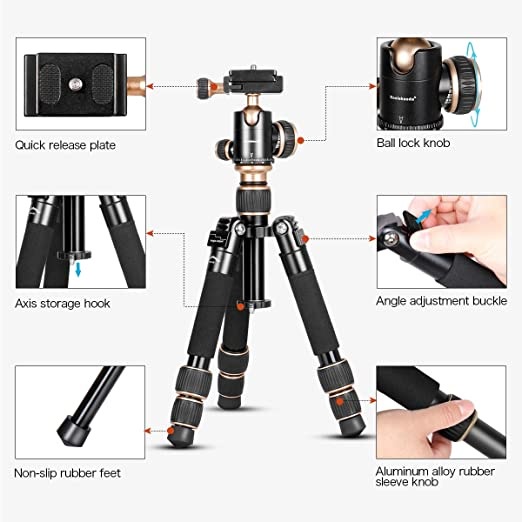 Chân máy ảnh Tripod Beike QZSD-166A