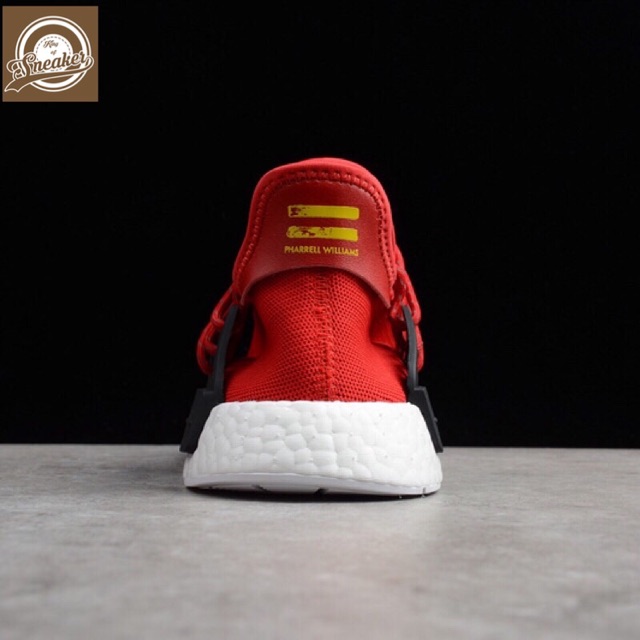 Sale Giầy NMD HUMAN RACE đỏ đế trắng thời trang dạo phố phong cách 2020 👡Tốt nhất NEW