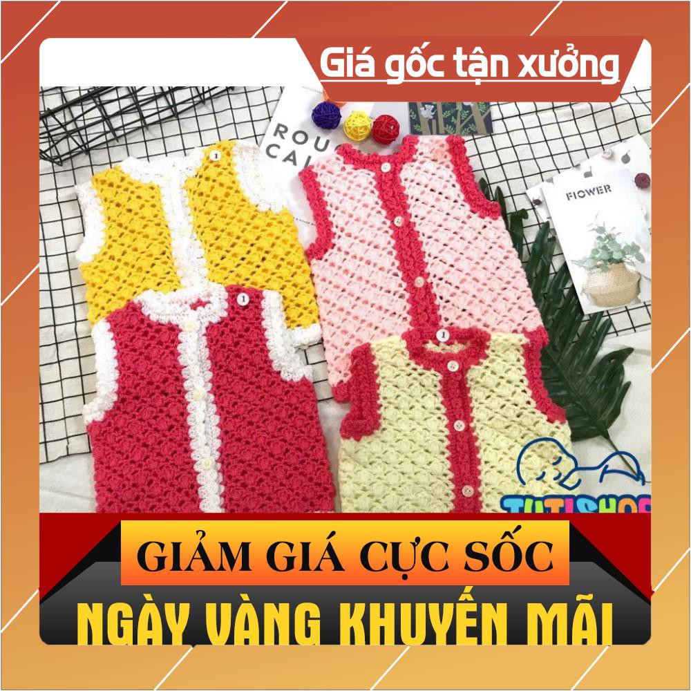 áo gile len và len tay dài cho bé TUTI SHOP