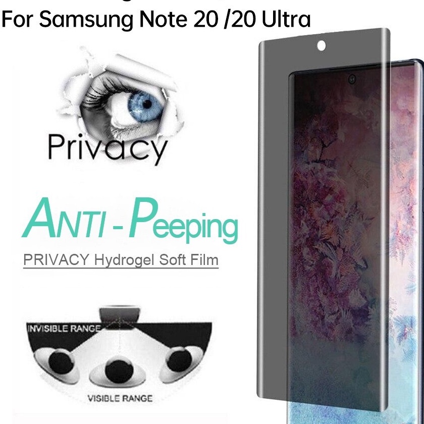 Dán PPF nhám chống nhìn trộm full màn hình cho Note 20 Ultra