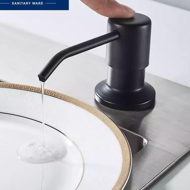 Bình Đựng Xà Phòng Rửa Chén Bằng Thép Không Gỉ Đen | BigBuy360 - bigbuy360.vn