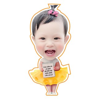 Set chibi bé gái trang trí sinh nhật dễ thương