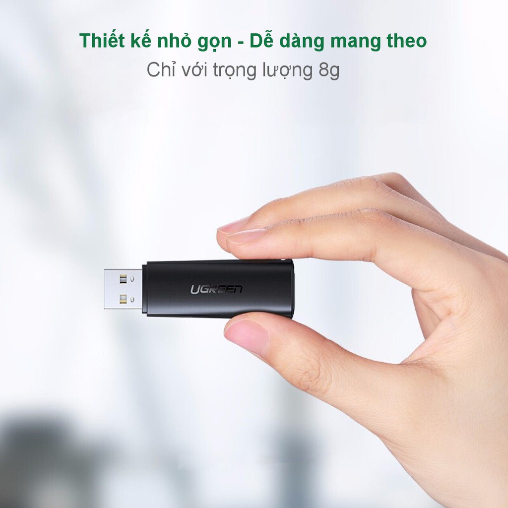 Đầu đọc thẻ SD/TF chuẩn USB 2.0 UGREEN CM264 60721 - Hàng phân phối chính hãng - Bảo hành 18 tháng