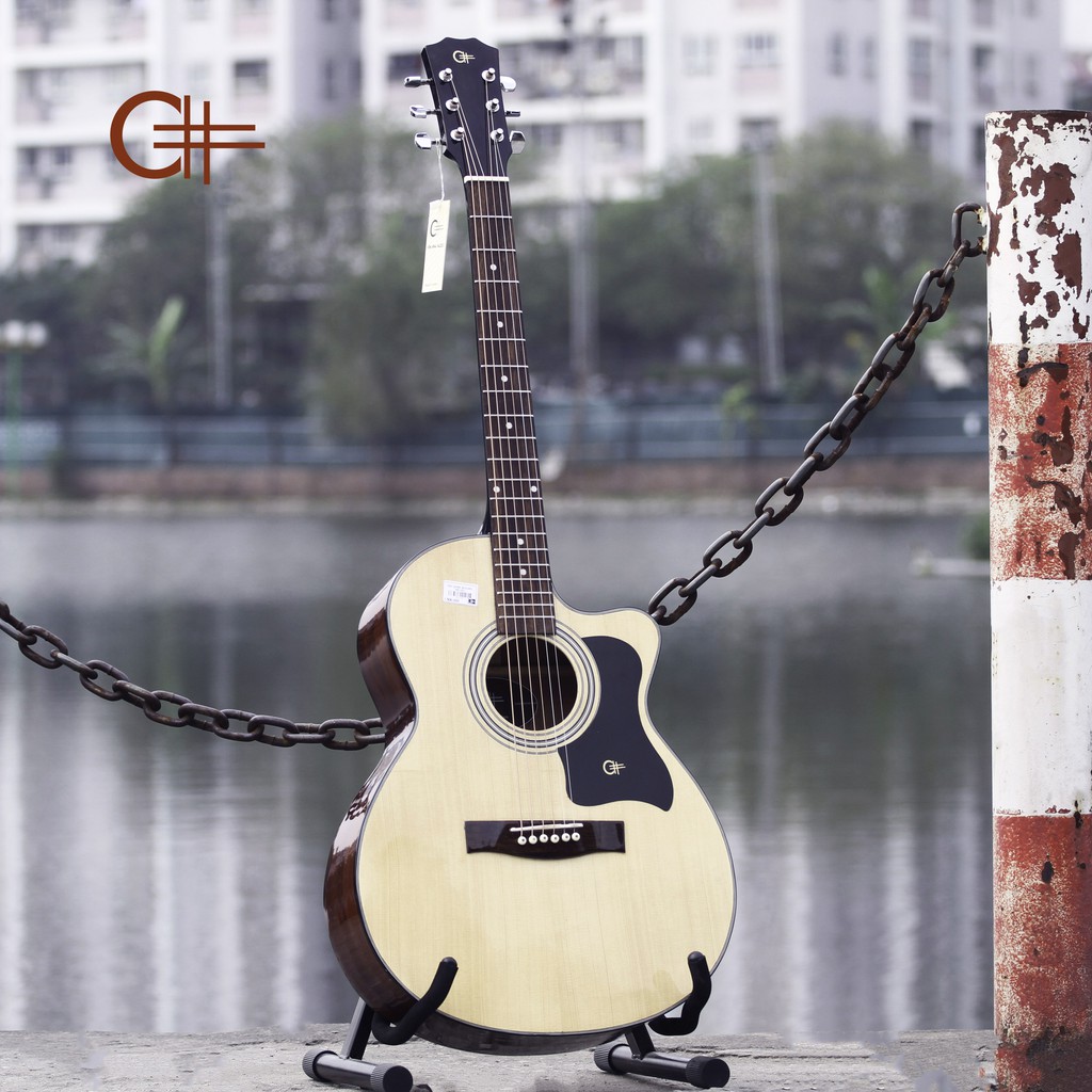 Đàn guitar Acoustic HD160  (TẶNG Bao Da, Phím Gảy)
