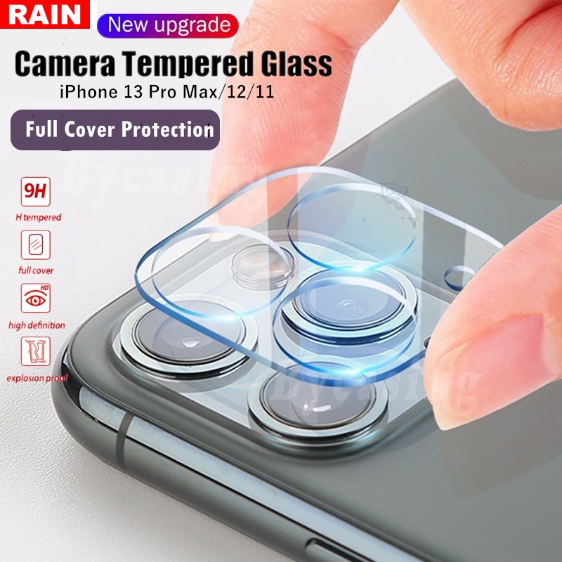 Kính cường lực 3D bảo vệ camera sau thích hợp cho iPhone 13 12 11 Pro Max Mini iPhone11