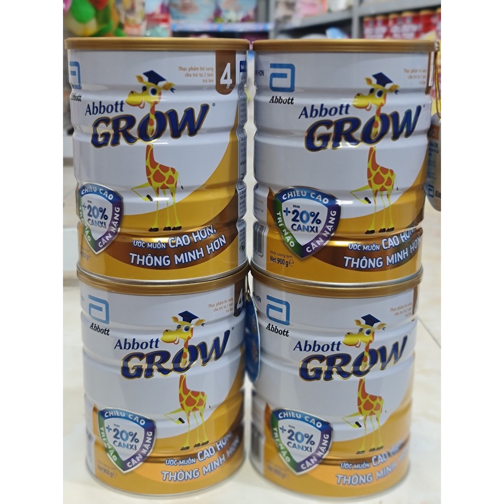 Sữa bột Abbott Grow số 4 lon thiếc 900g