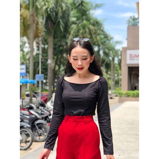 Áo thun đen tay dài