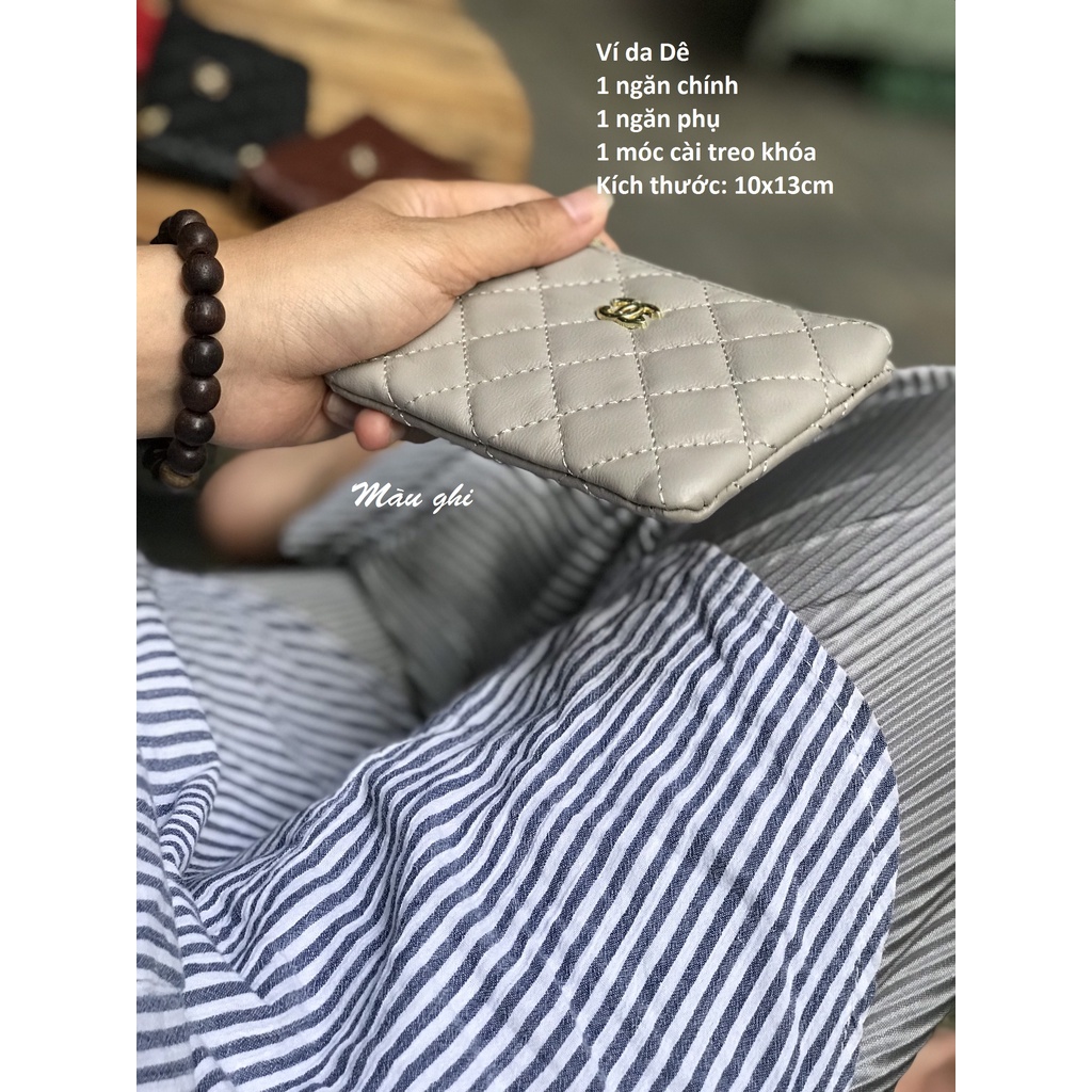 Ví da dê trần trám