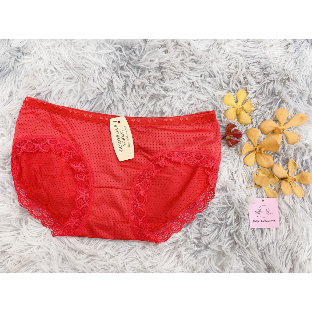 Quần Lót Ren Thông Hơi Thoáng Mát Mềm Mịn - Quần lót Cotton | BigBuy360 - bigbuy360.vn