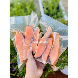1 túi  500gr Phi Lê cá hồi cắt lát( Giao siêu tốc 1h 2h HCM