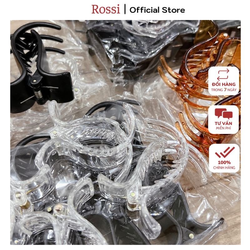 Kẹp tóc càng cua Soleil 5 răng, 3 răng, tạo xoăn uốn nhẹ phong cách hàn quốc