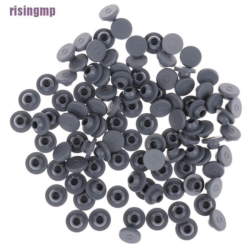 Bộ 100 Chai Thủy Tinh Đóng Kín Bằng Cao Su Kích Thước 13mm