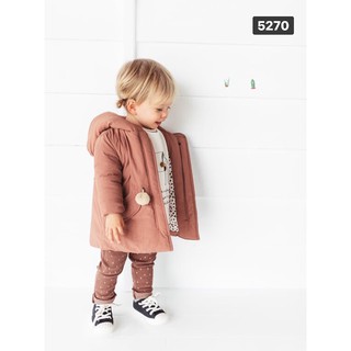 Áo Parka Zara quả bông (ảnh cuối khách mặc)
