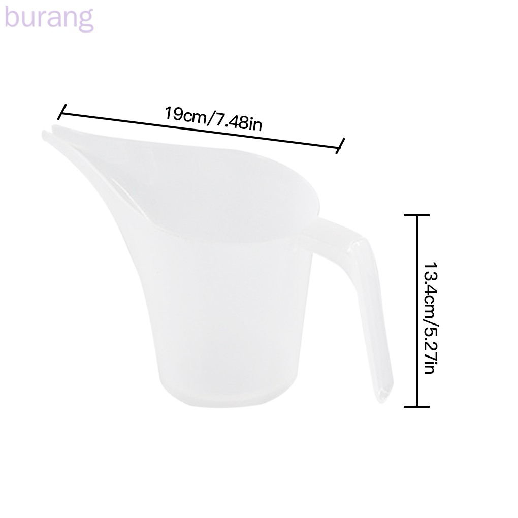 Phễu trong suốt để rót sữa làm bánh tiện lợi