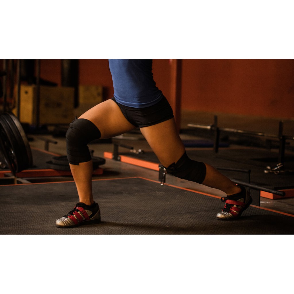 Dây Quấn Gối Tập Gym Harbinger Power Knee Wraps
