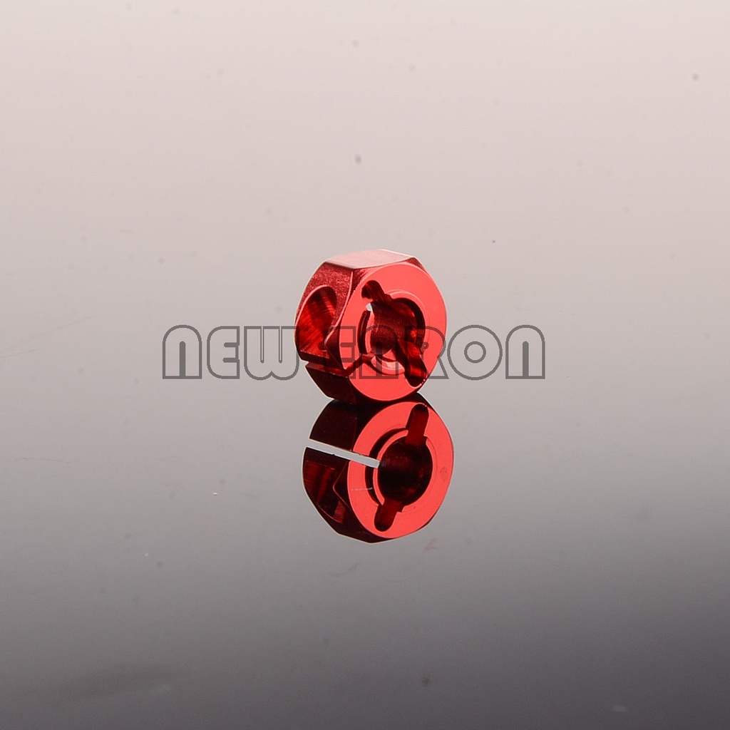 Mới Bộ 4 Đầu Nối Bánh Xe Đường Kính Trong 5mm Dày 6MM 12MM Lục Giác Cho Xe Điều Khiển Từ Xa HEX6.0