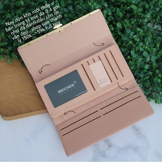 Ví cầm tay nhiều ngăn Weichen ( full box)