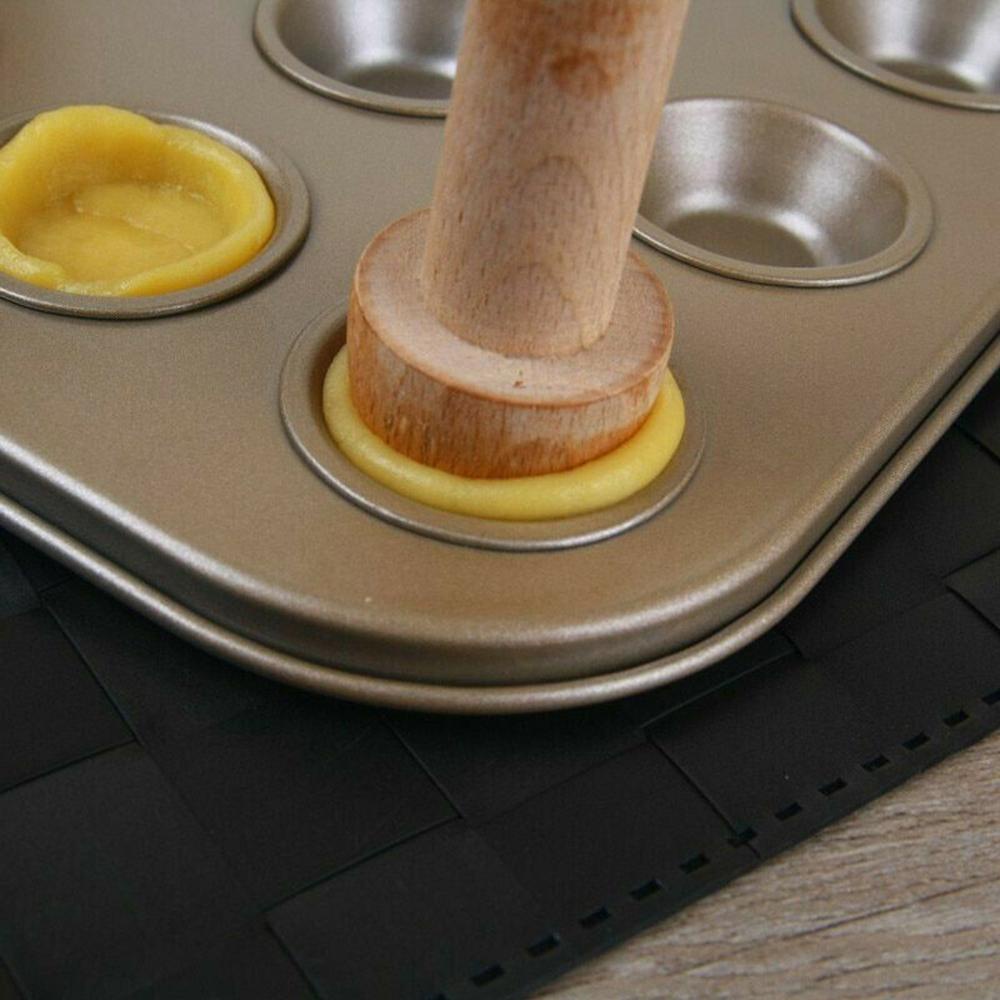 Khuôn Gỗ Làm Bánh Tart Trứng Tạo Hình Độc Đáo