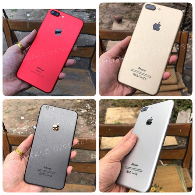 Dán Skin Nhôm Xước iPhone có iMei ip6 ip6s 6plus 7plus 8plus ip7 ipX ipXS