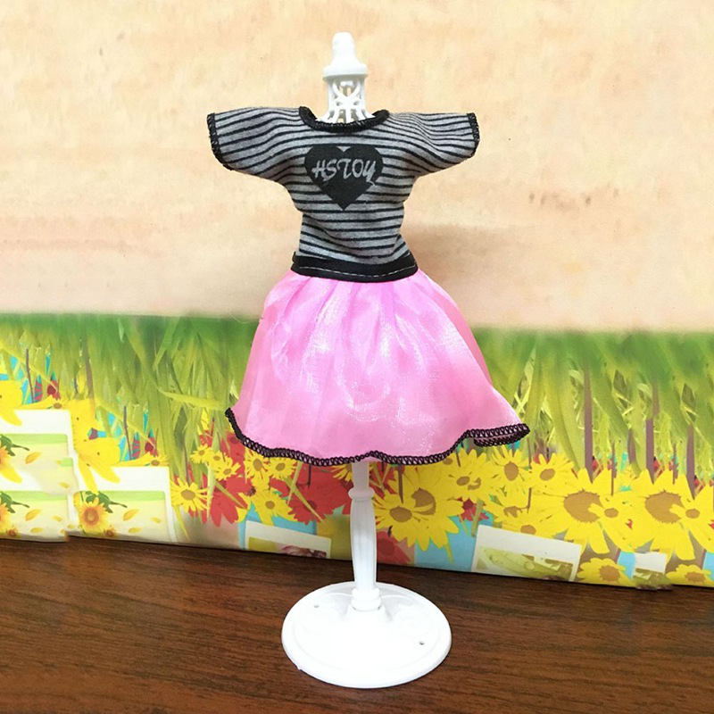 Doll Accessories Display Holder Dress Clothes Gown Mannequin Model Stand For Barbie Doll Girls Play DIY Toy