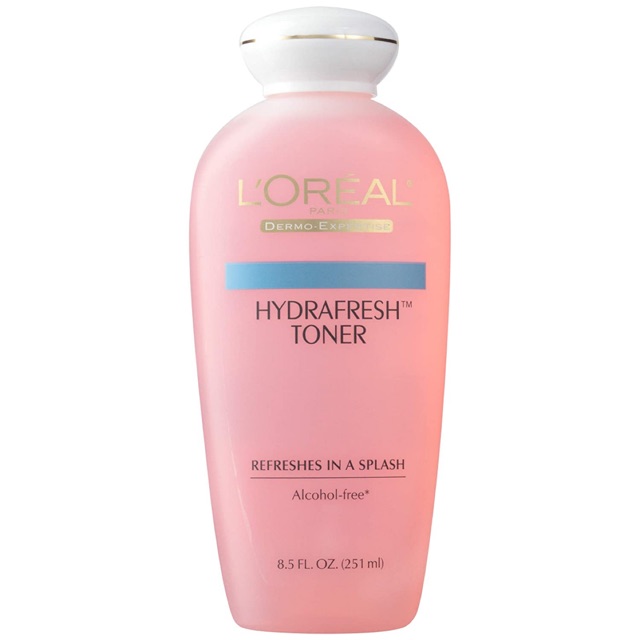 Nước hoa hồng cân bằng da không cồn Loreal Hydrafresh Toner 251ml