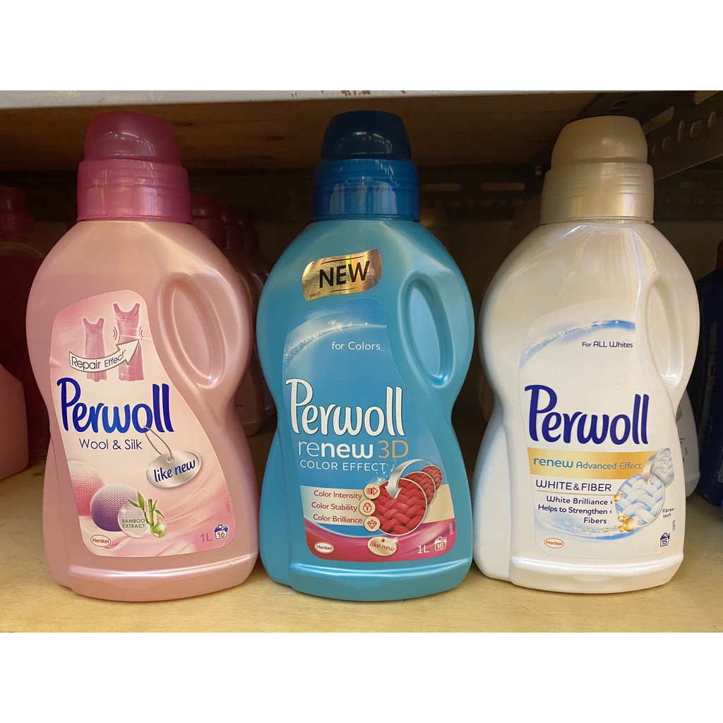 Nước giặt nhập khẩu Perwoll 1L