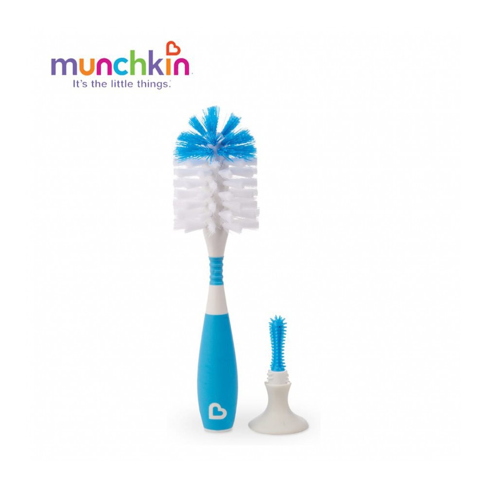 Cọ rửa bình sữa Munchkin Deluxe - Dụng cụ cọ rửa bình sữa và núm ti cho bé