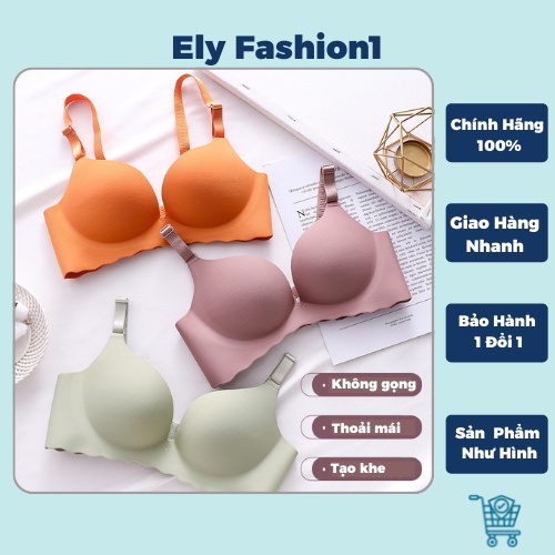 Áo lót nữ cotton áo ngực nữ su không gọng đệm thoáng khí nâng ngực chống xệ PINKAHA