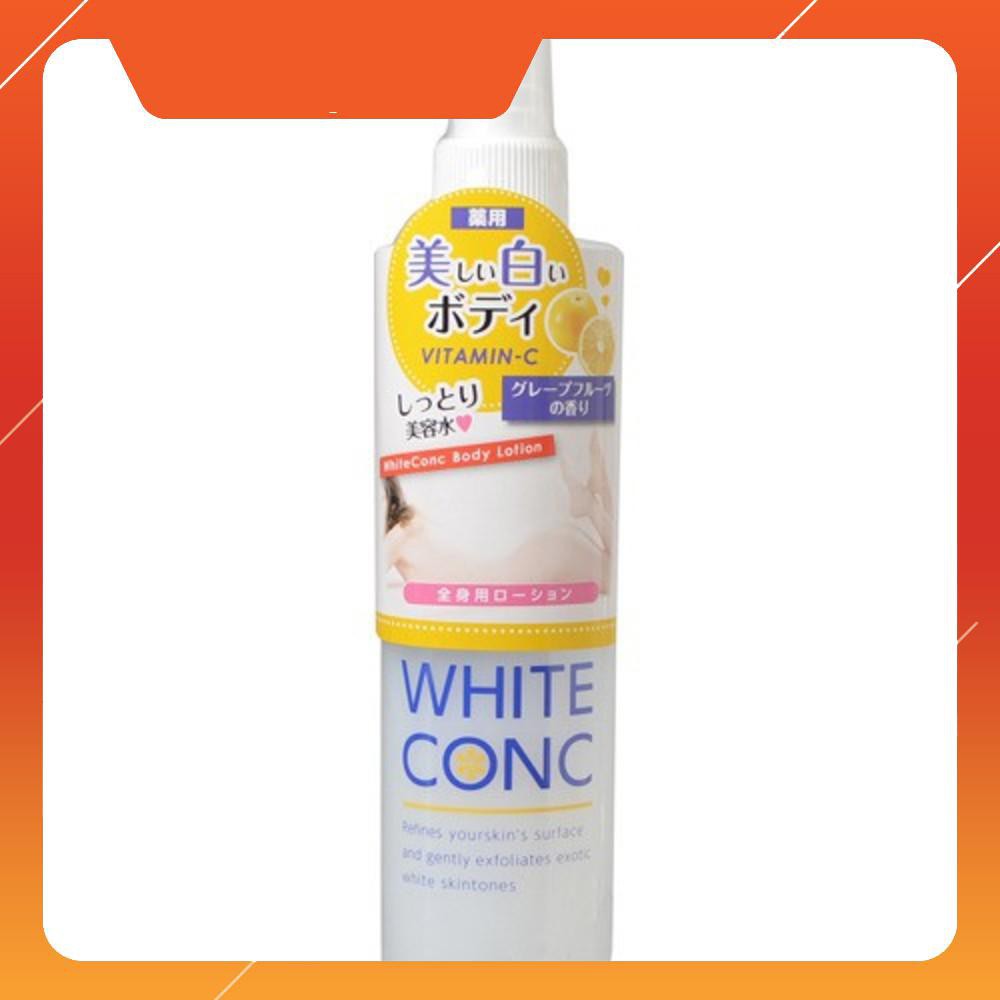 Xịt Dưỡng Trắng Da White Conc Body Lotion Vitamin C 245ml hang chuẩn nhật giá tốt