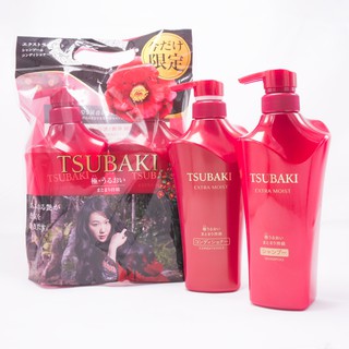 Bộ dầu gội đầu + xả Tsubaki