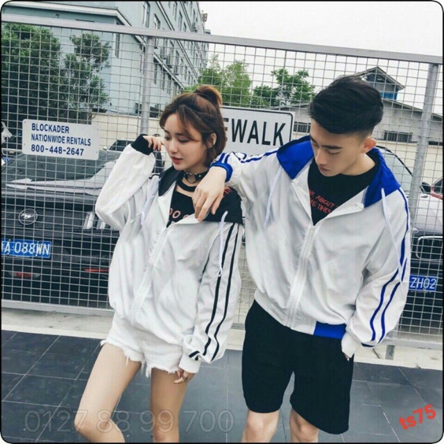 Áo khoác dù 2 lớp sọc | BigBuy360 - bigbuy360.vn