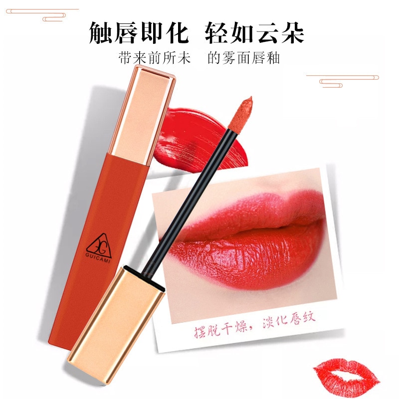[Hàng mới về] Son kem màu nhung lì trang điểm lâu trôi tiện dụng cho nữ