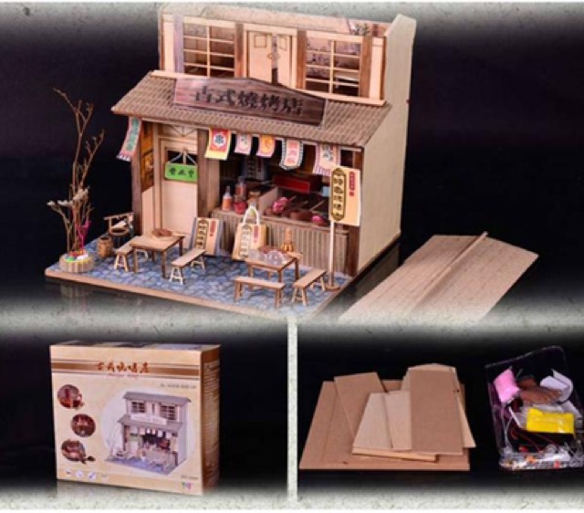 Mô hình lắp ráp thu nhỏ, mô hình 3d siêu xinh, trưng bày hoặc quà tặng sáng tạo