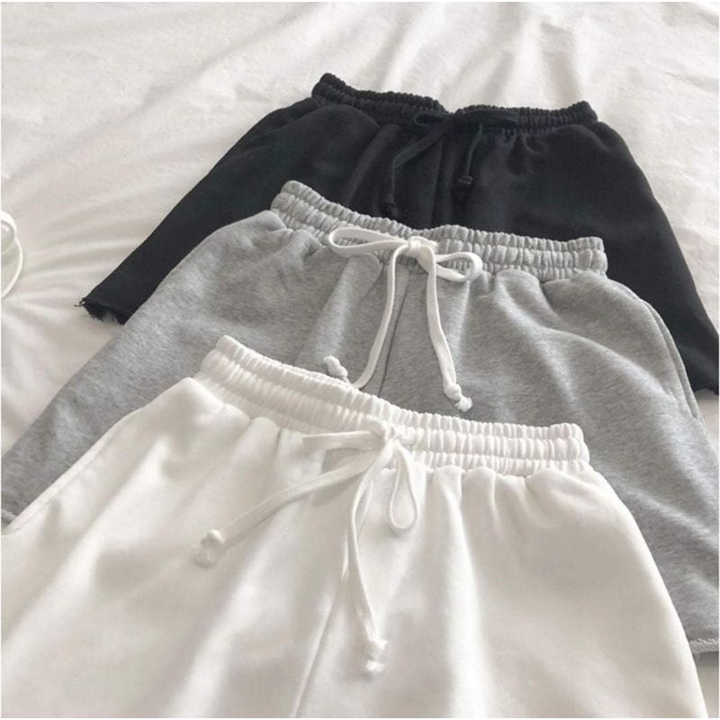 Quần short nữ nỉ da cá dày mịn, quần đùi nữ năng động dạo phố