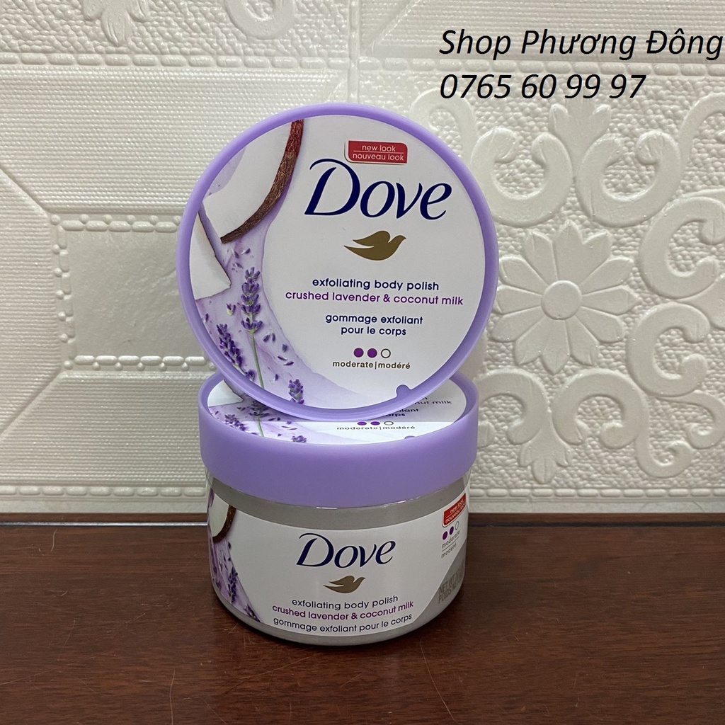 Tẩy tế bào Chết Dove Exfoliating Body Scrub