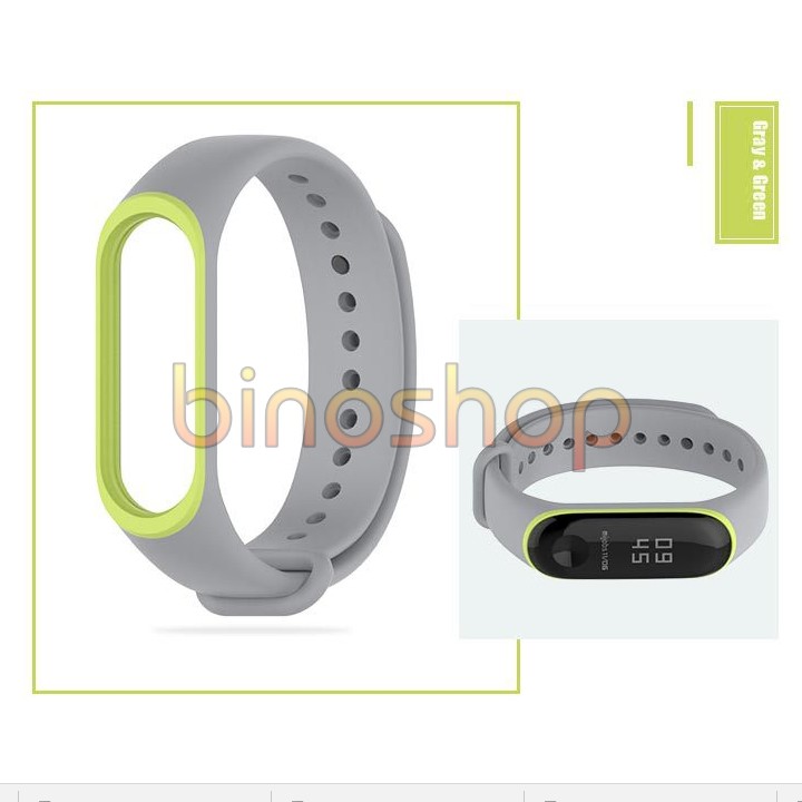 Dây đeo thay thế Xiaomi Miband 4 Viền màu - Mijobs