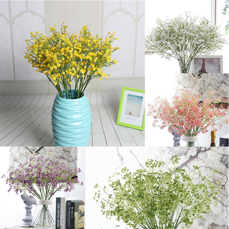 Bó hoa baby nhân tạo thiết kế xinh xắn dùng trang trí tiệc cưới