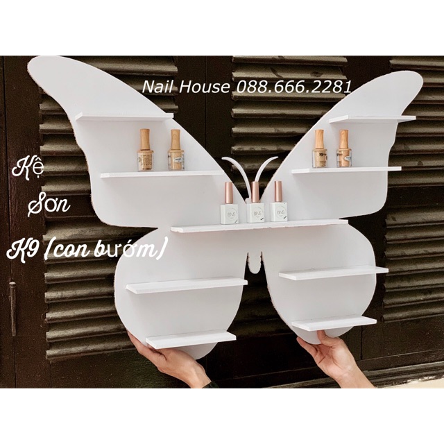 Kệ sơn treo tường (K9-cánh bướm)