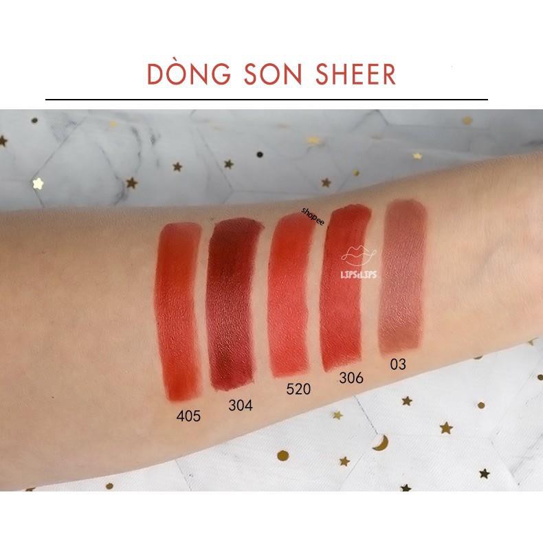 sale63 Hojo - Son Phi Thuyền Đính Đá Kèm Gương Dupe Guerlain