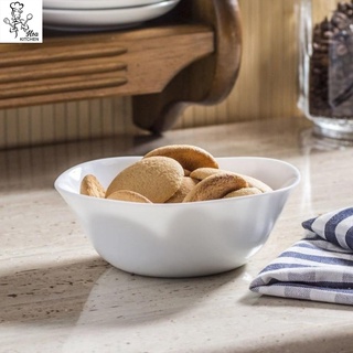 Tô Bát Hình Vuông (Vê Cạnh)💥14 cm x 14 cm Combo 6 Tô Gốm Thủy Tinh Siêu Bền - Sản Xuất Tại Tây Ban Nha