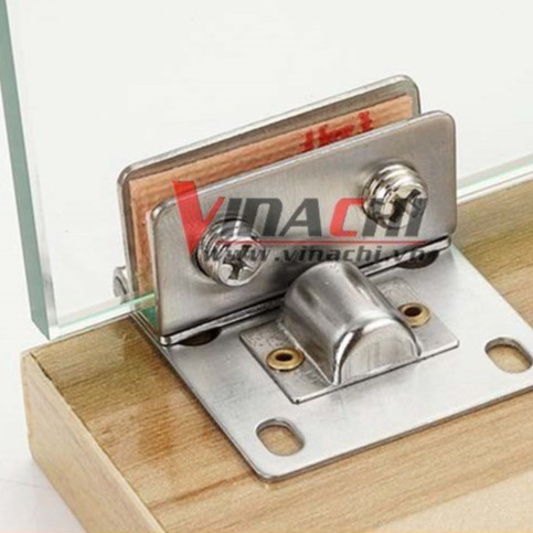 Bản Lề Cửa Kính Inox Chốt Bi - Bản Lề Cửa Kính Inox Chất Lượng Cao Siêu Bền (1 Cái)