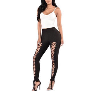 Quần leggings đan dây