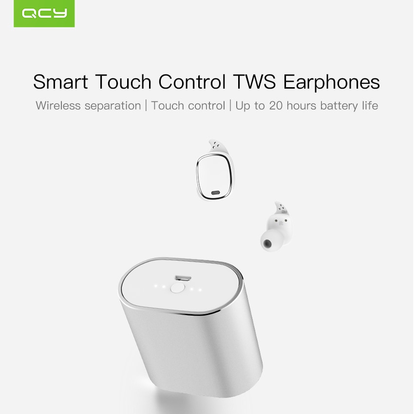 Tai nghe Bluetooth QCY T1 Pro TWS cao cấp có mic tiện lợi